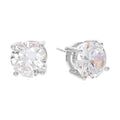 Xl Cz Gold Dipped Daily Post Earrings