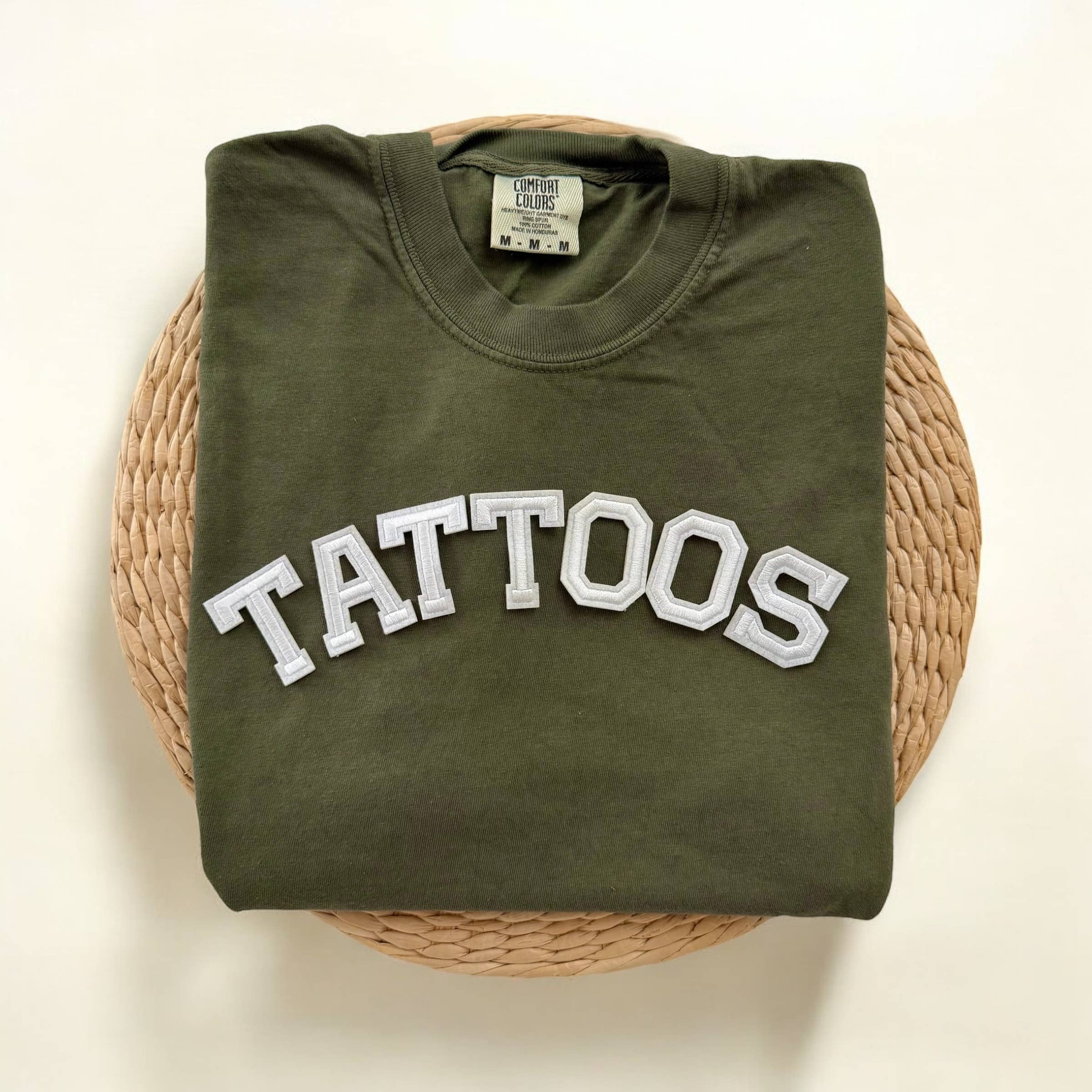 Tattoos Comfort Colors Short Sleeve Shirt, Tattoo Clothing