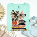 Book Lover Collage Comfort Colors T-Shirt