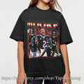 Vintage 90s Dj Moore Graphic Tee - Chicago Football Shirt