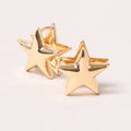 14K Gold-Dipped Star Post Earring