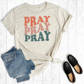 Retro Pray Pray Pray Graphic Tee