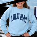KD-SW-1007 Light Blue with Navy Puff