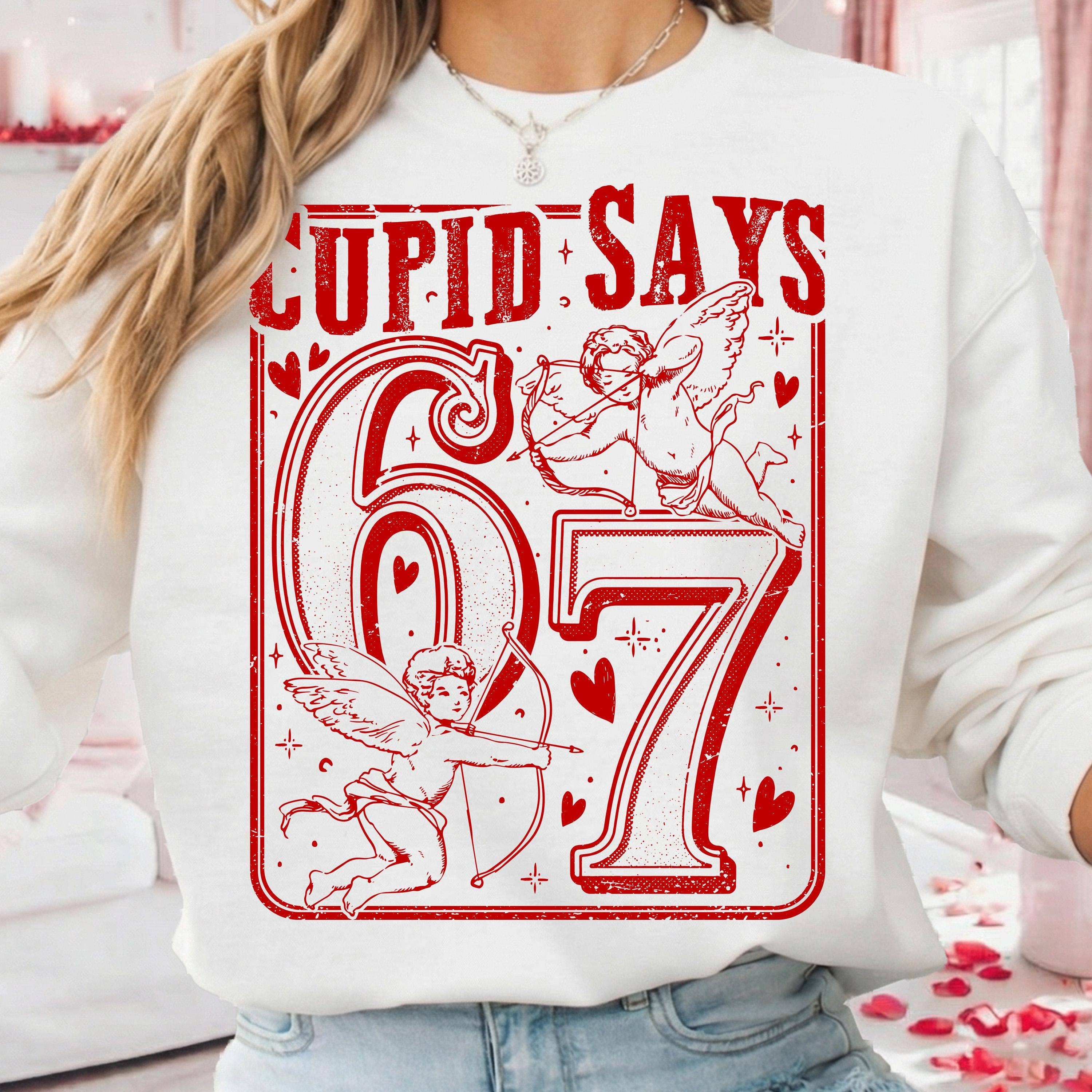 Floral Valentine Cupid Christmas Garment