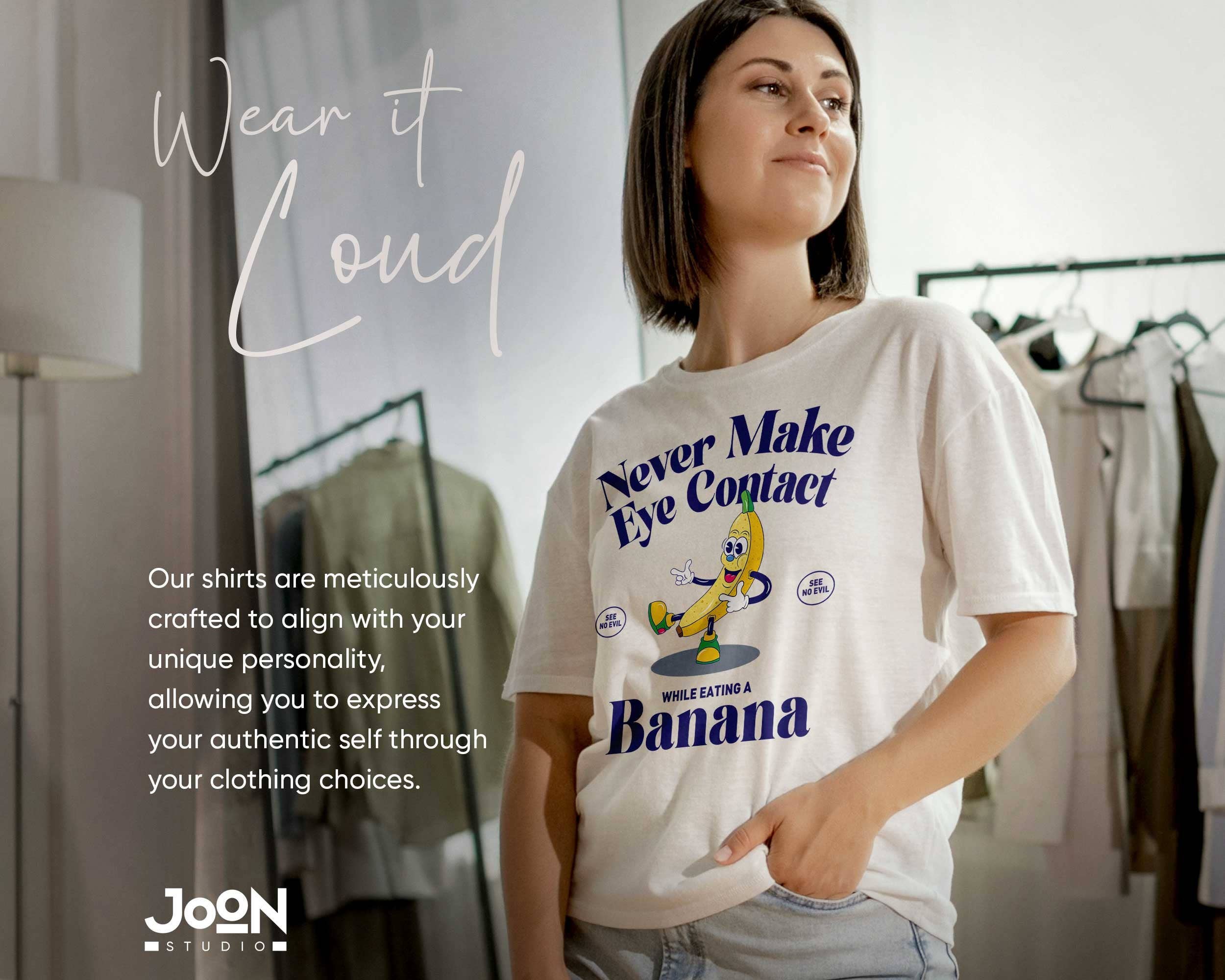 Funny Banana Joke Shirt - Retro Unisex Graphic Tee