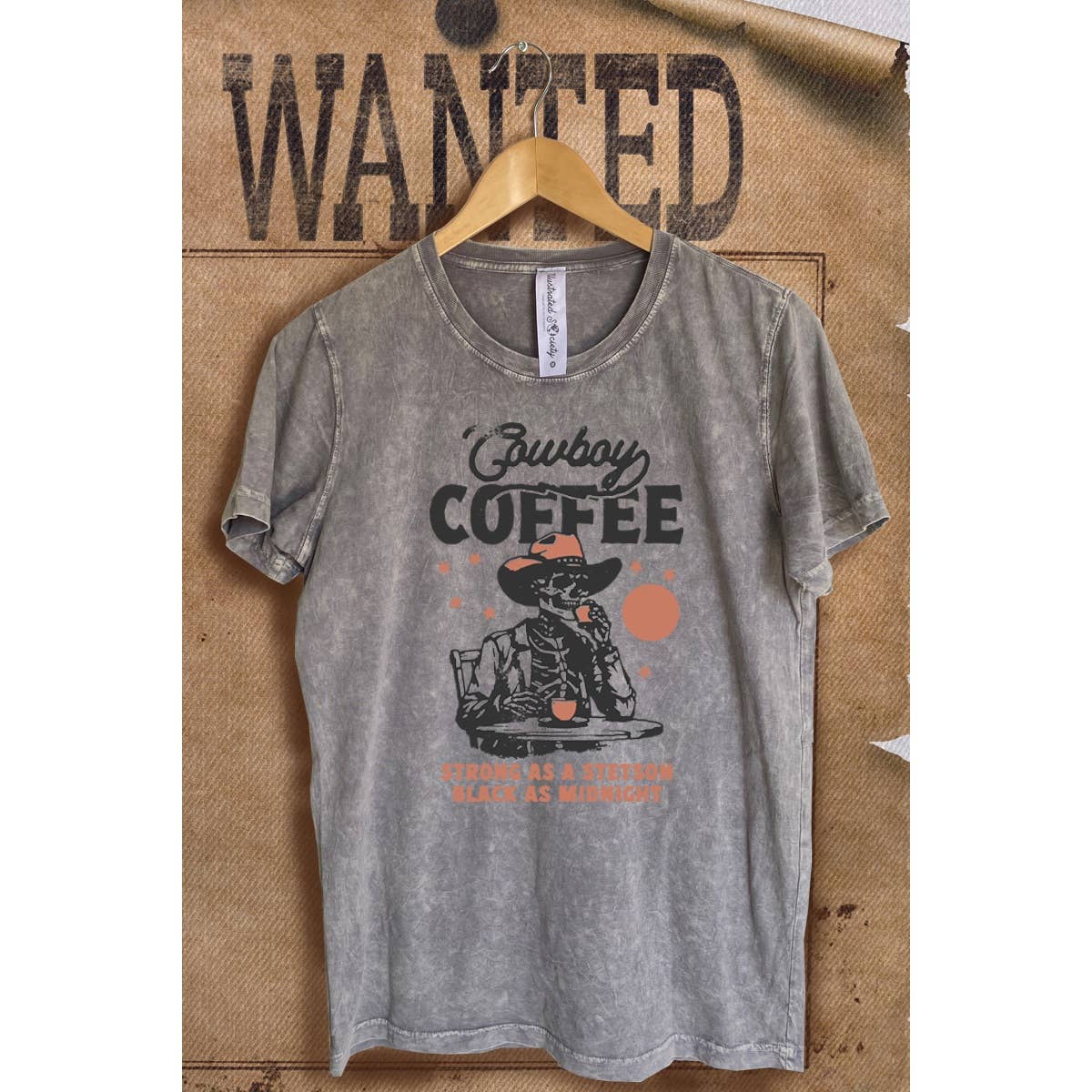 Coffee  Vintage  Mineral Wash  Graphic  Tee