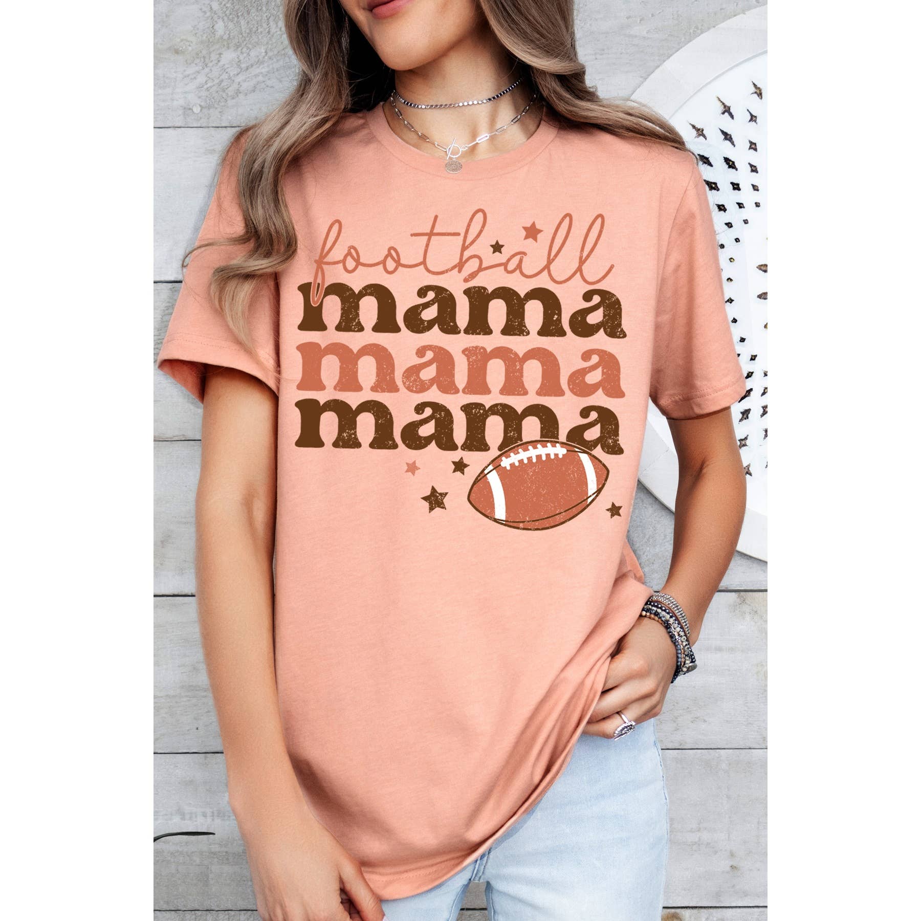 Football Mama Short Sleeve Tee