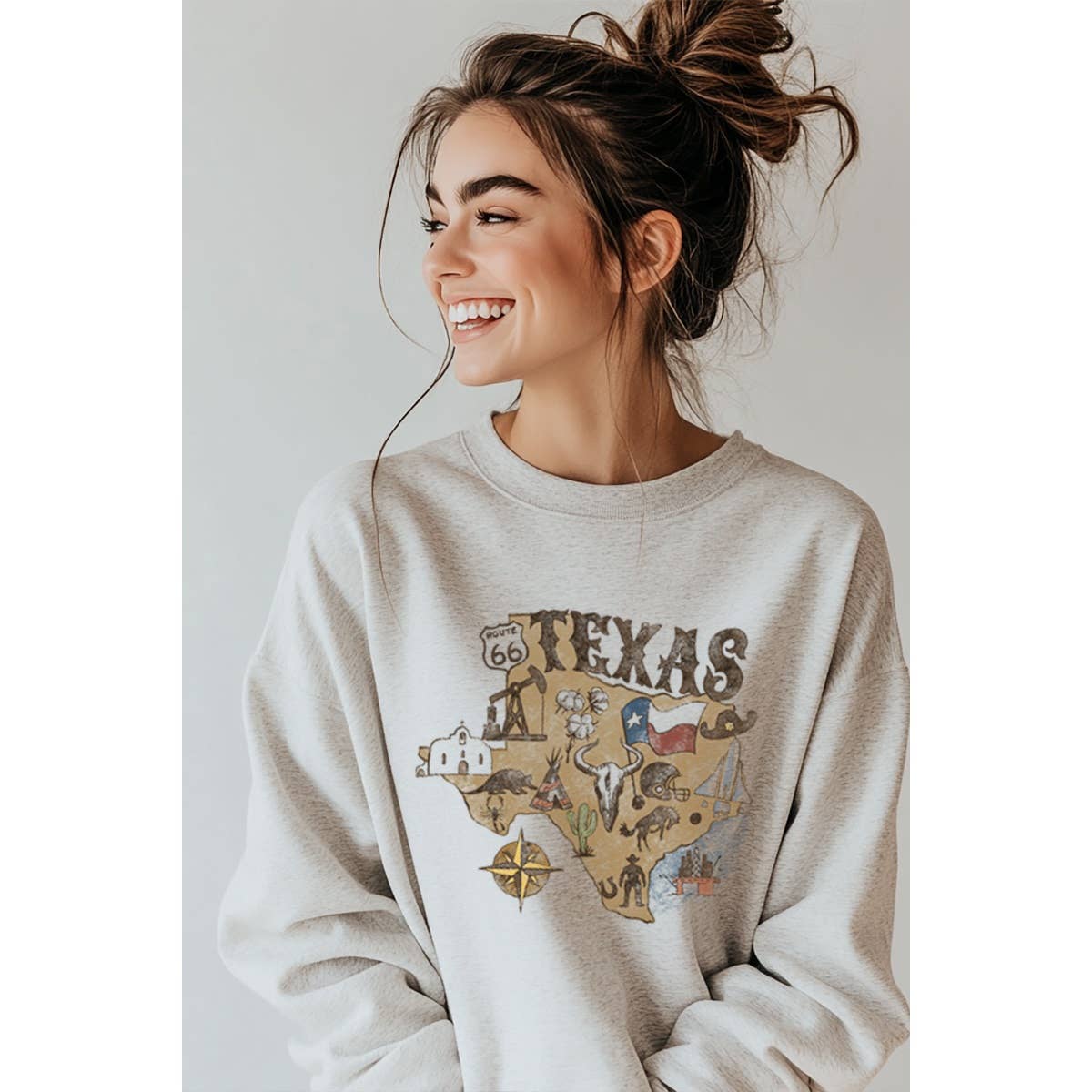 Texas Vintage  Graphic Sweatshirts