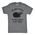 Fitness Turkey in My Mouth Men's T Shirt