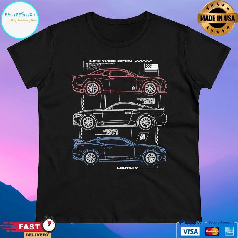 Cboystv American Muscle Spec Shirt Unisex