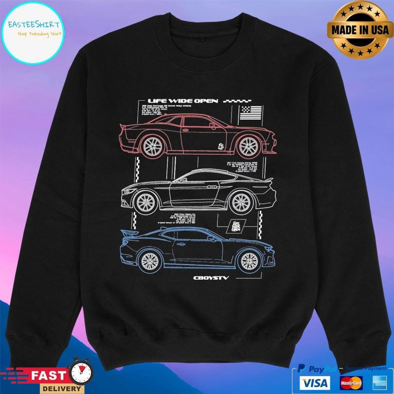 Cboystv American Muscle Spec Shirt Unisex