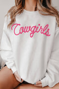 Cowgirl Graphic Brushed Sweatshirts