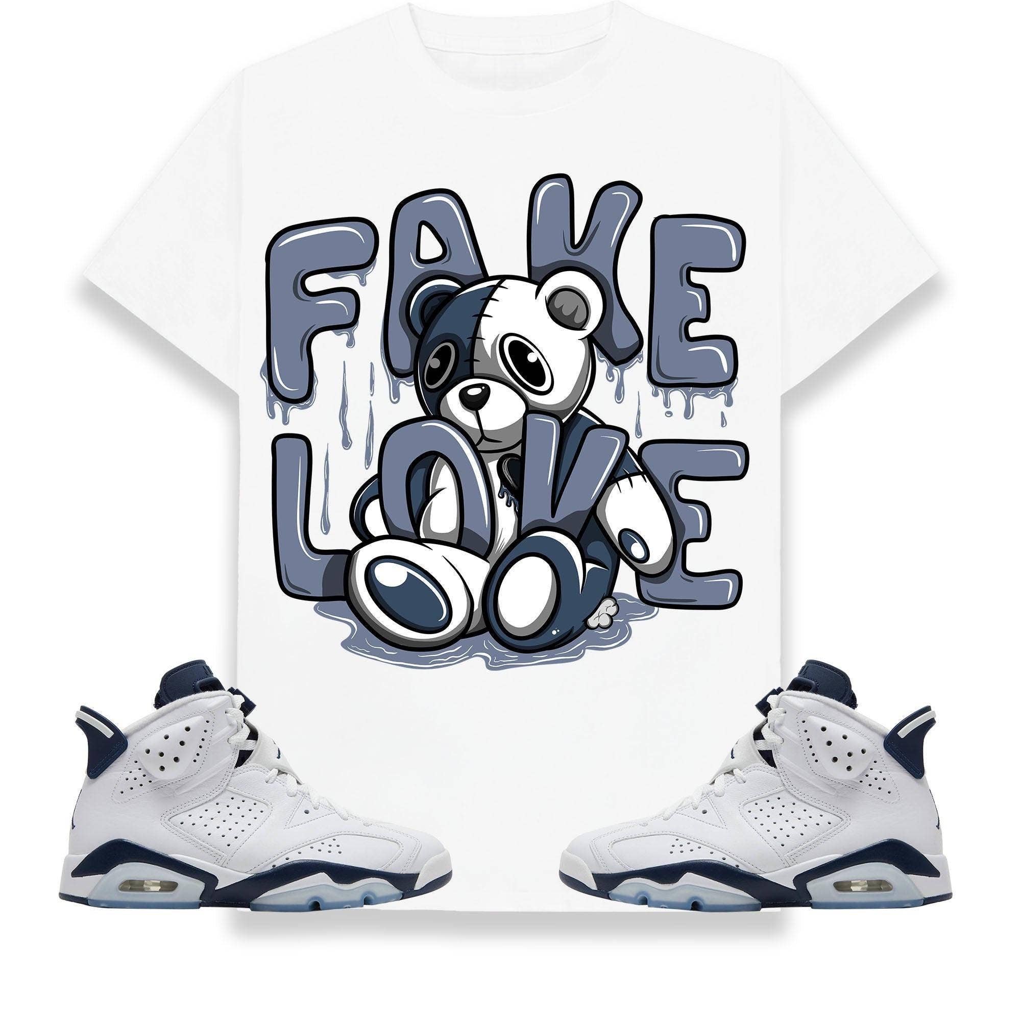 Cartoon Bear Fake Love Graphic Tee - Cool Streetwear Shirt