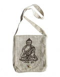 Buddha Print Crossbody Bag (HEMP-86B)