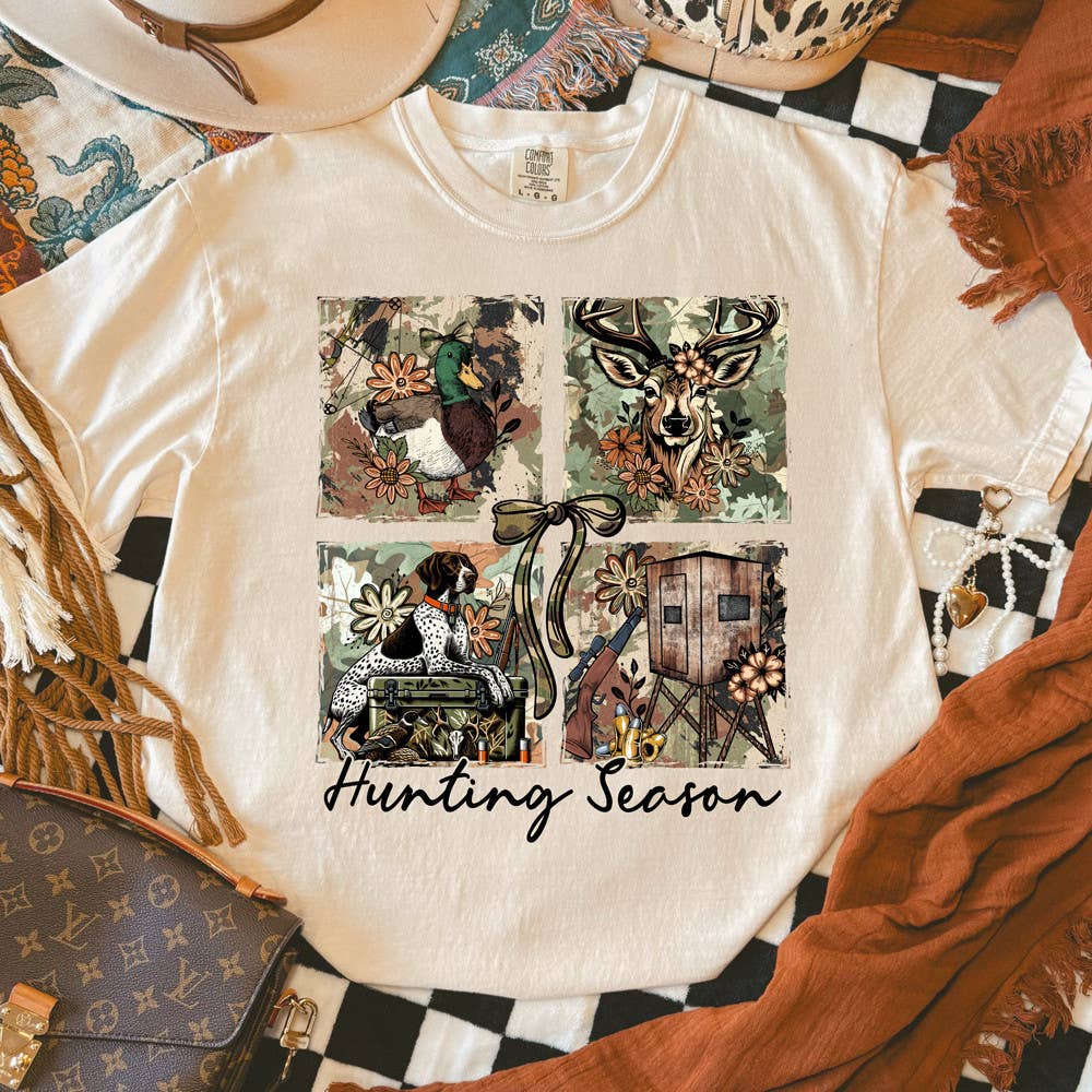 Hunting Season Camo Bow Tee