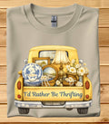 Id Rather Be Thrifting Vintage Truck Tshirt Unisex