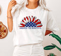 America the Beautiful Sunflower T-Shirt