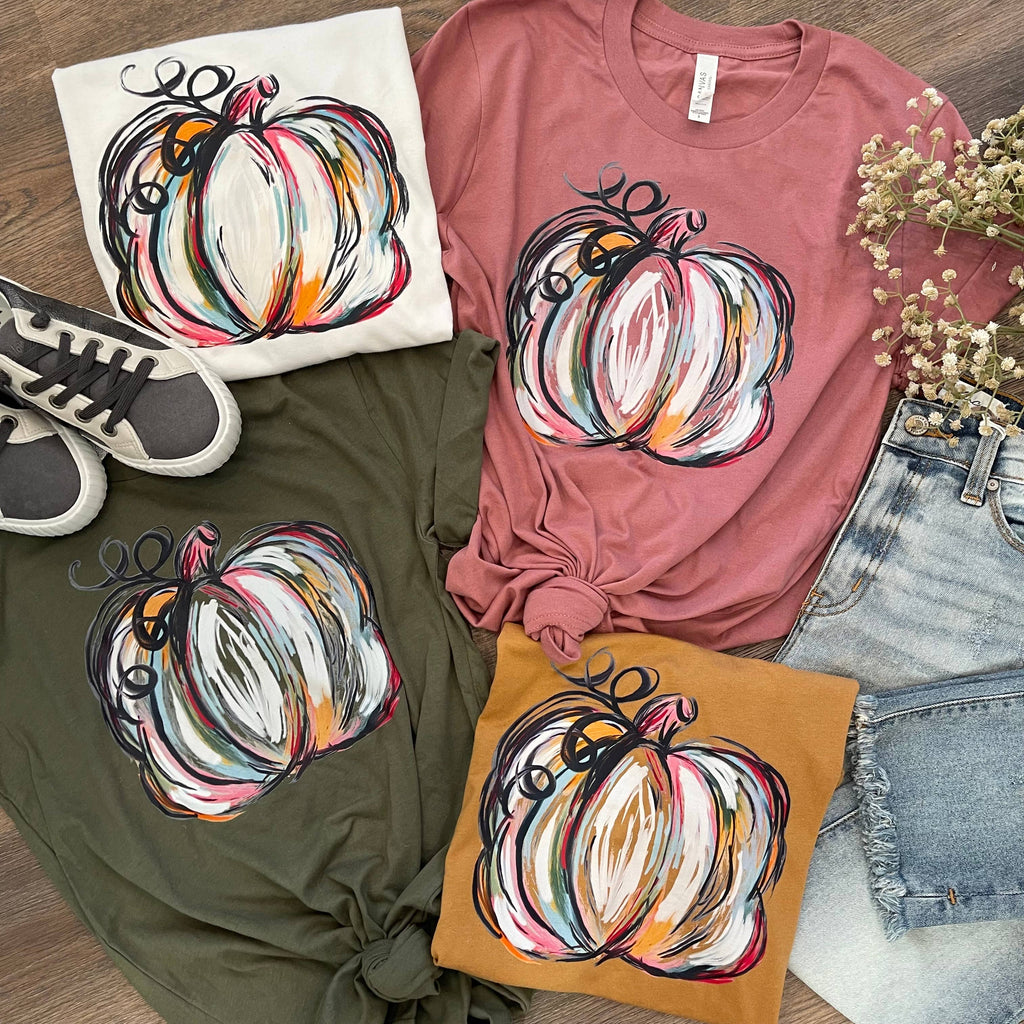 Watercolor Pumpkin Unisex