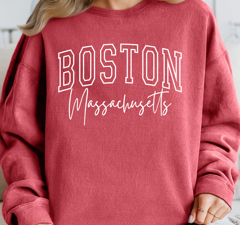 Town Name Crewneck, Comfort Colors® Pullover, Custom City Unisex