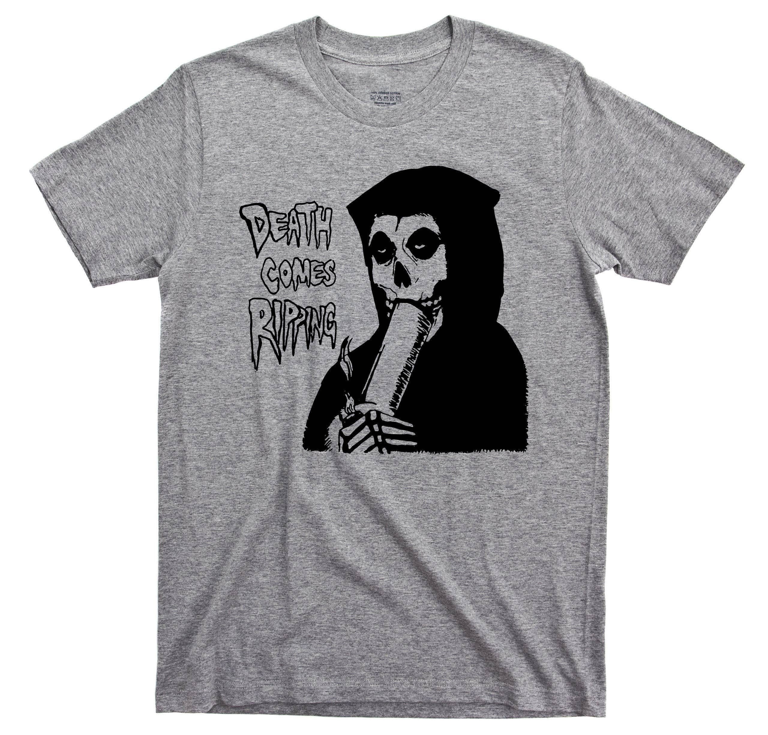 Grim Reaper Graphic Tshirt - Death Comes Ripping
