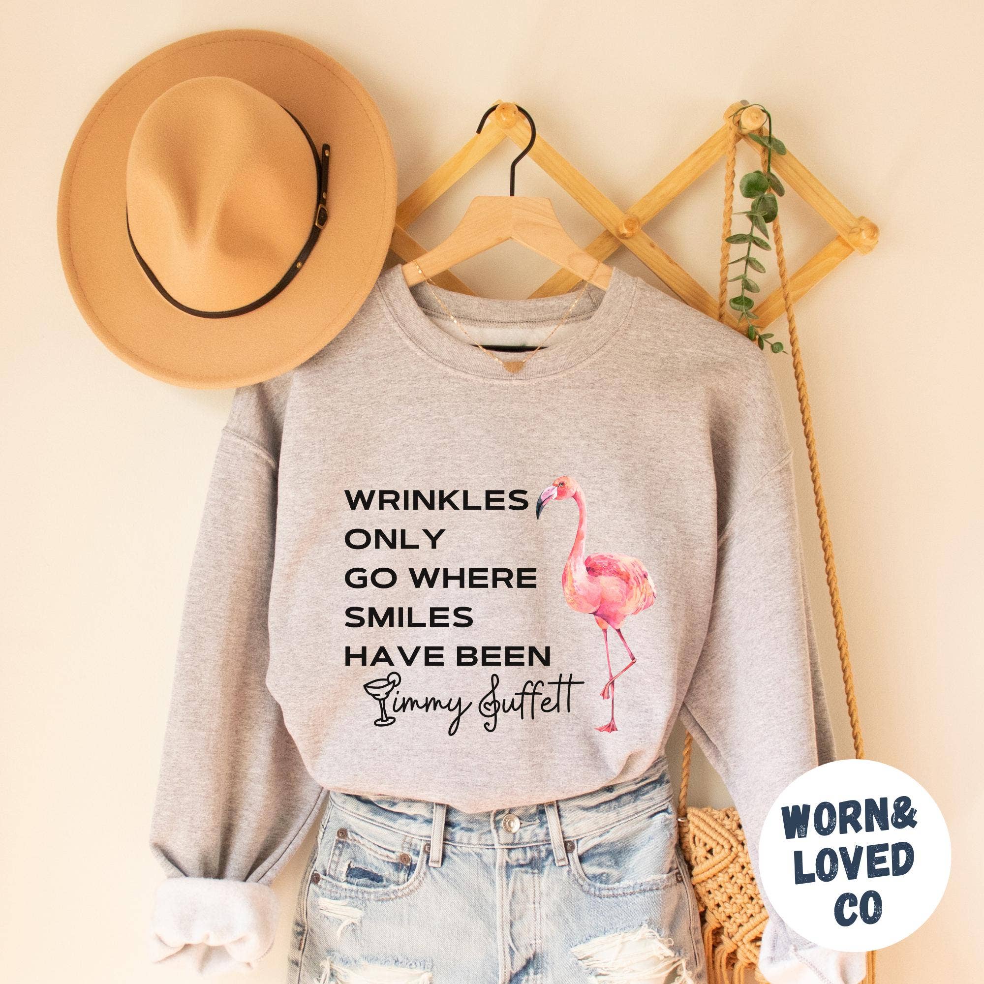 Smiles & Buffett Memories Flamingo Memorial Tee