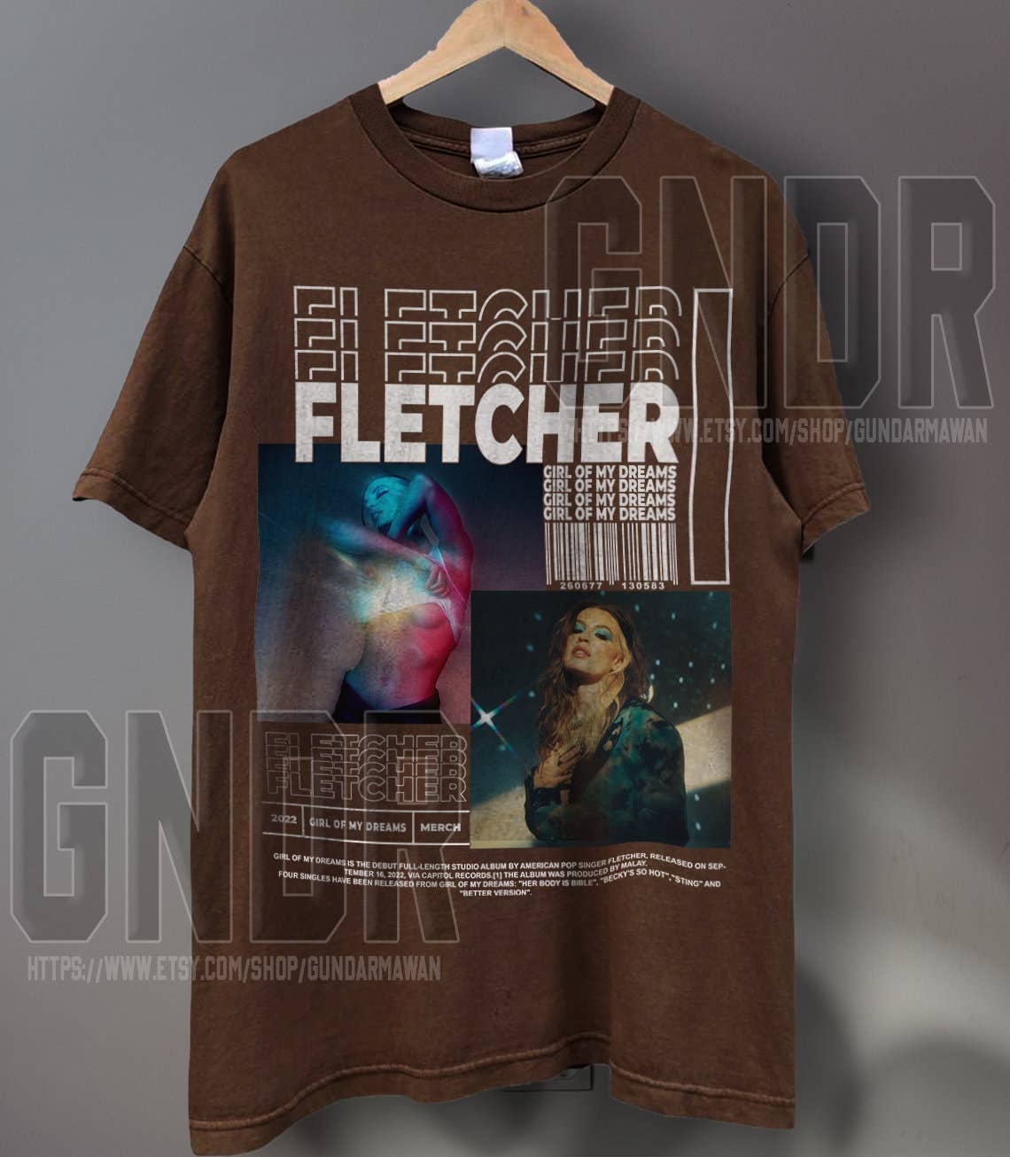 Girl of My Dreams Tour Shirt - Fletcher World Tour Merch