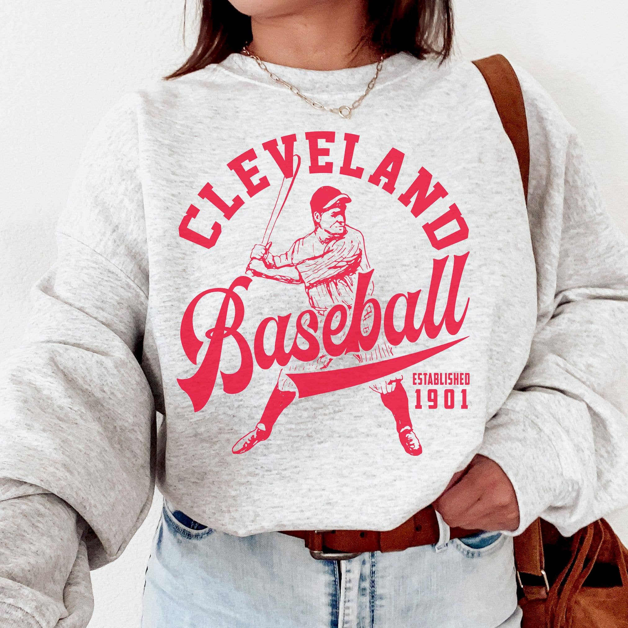Retro Cleveland Guardians Est 1901 Baseball Sweat Sweatshirt