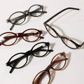 Round Oval Frame Blue Light Blocking Reading Glasses