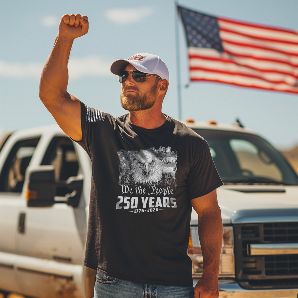 We the People Eagle 250 Years July 4th Mog Unisex