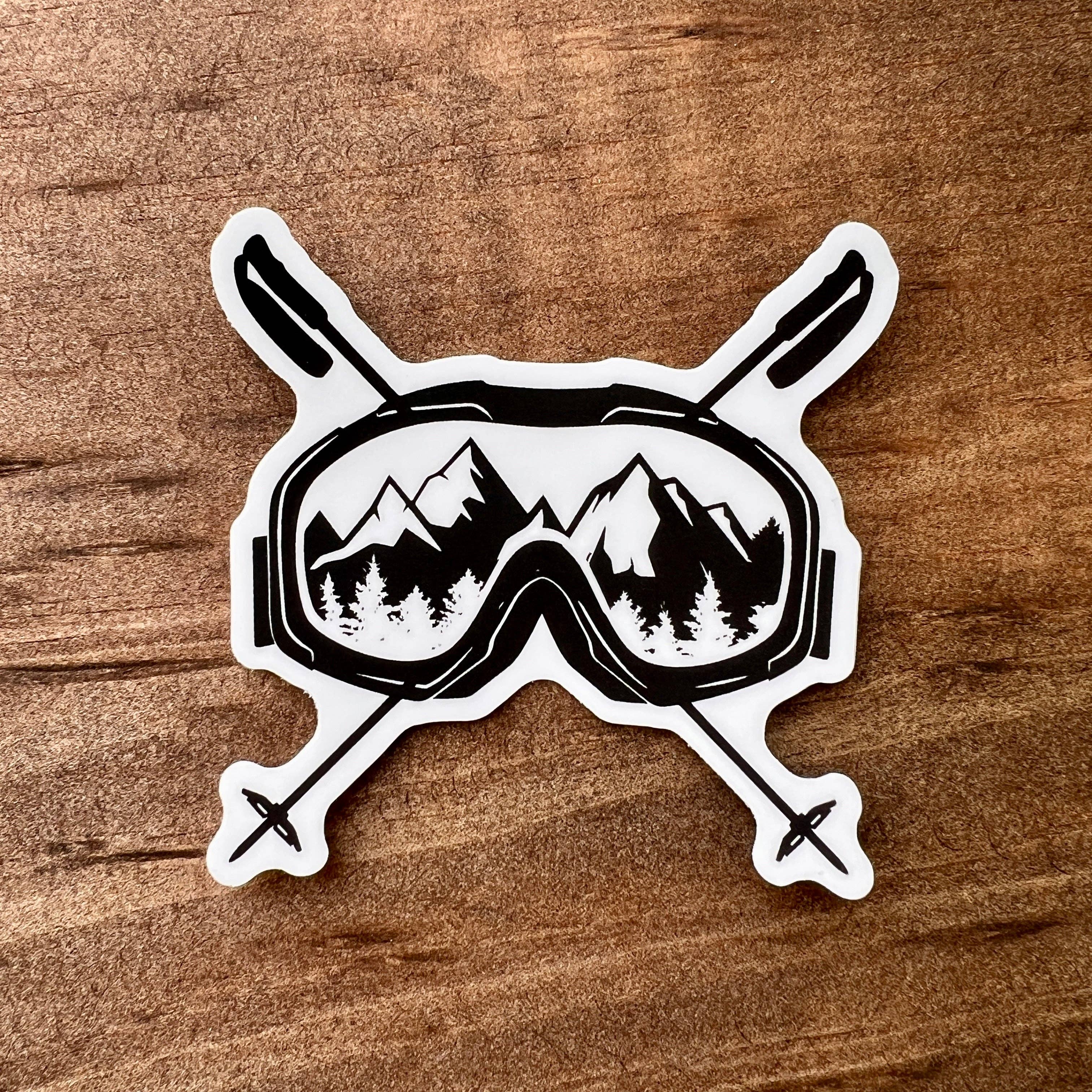 Ski Goggles Sticker 030