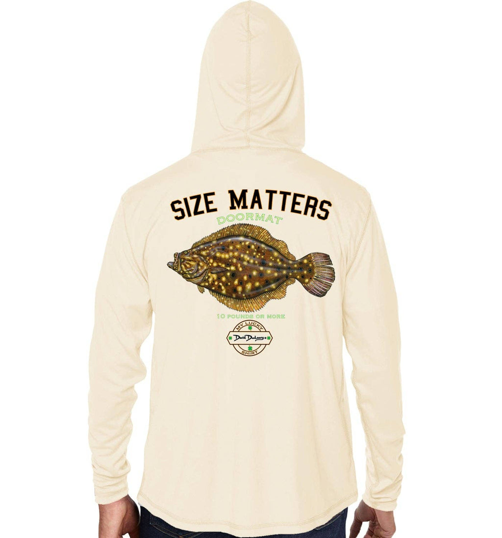Men's Size Matters Flounder Sandbar Performance Unisex