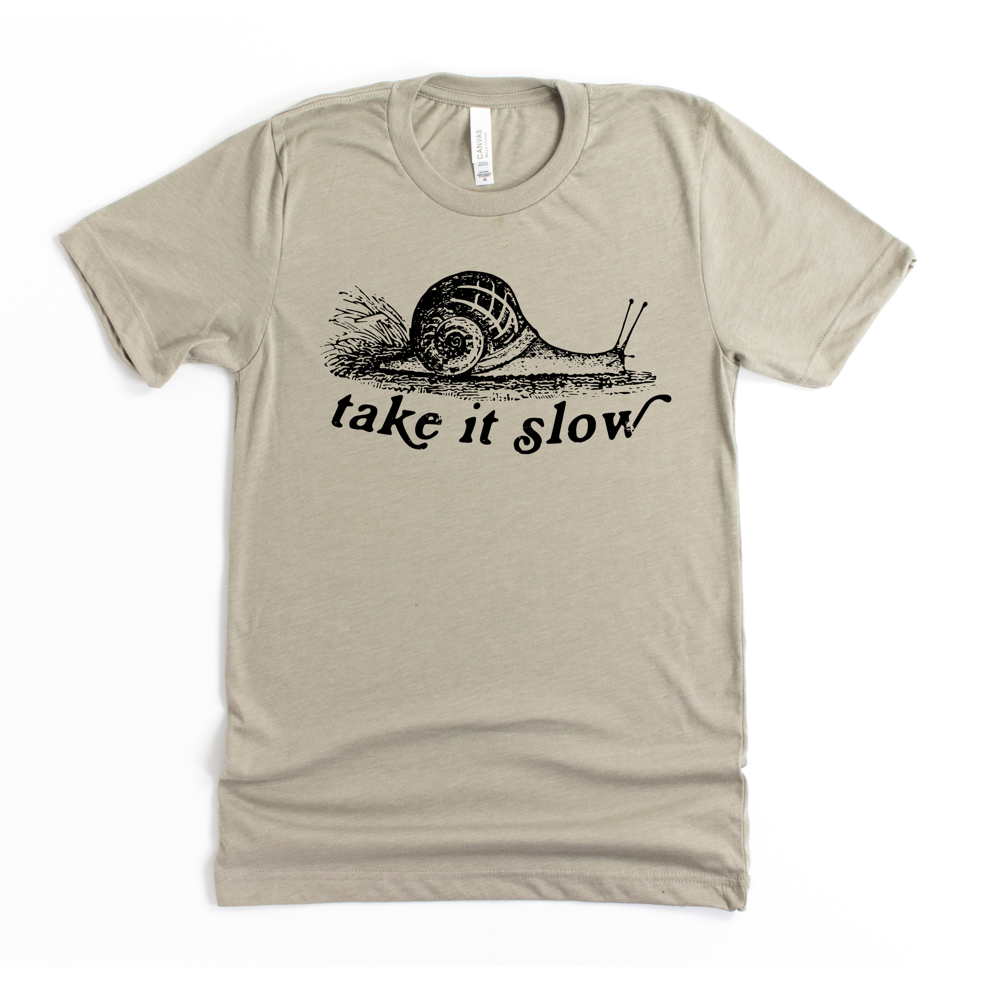 Take It Slow Snail Graphic Tee  309