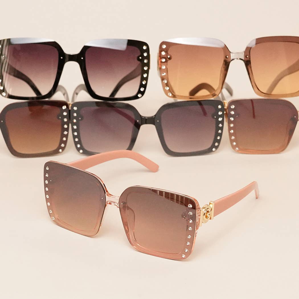 Party Fancy Design Rhinestone Luxury Sun Glasses
