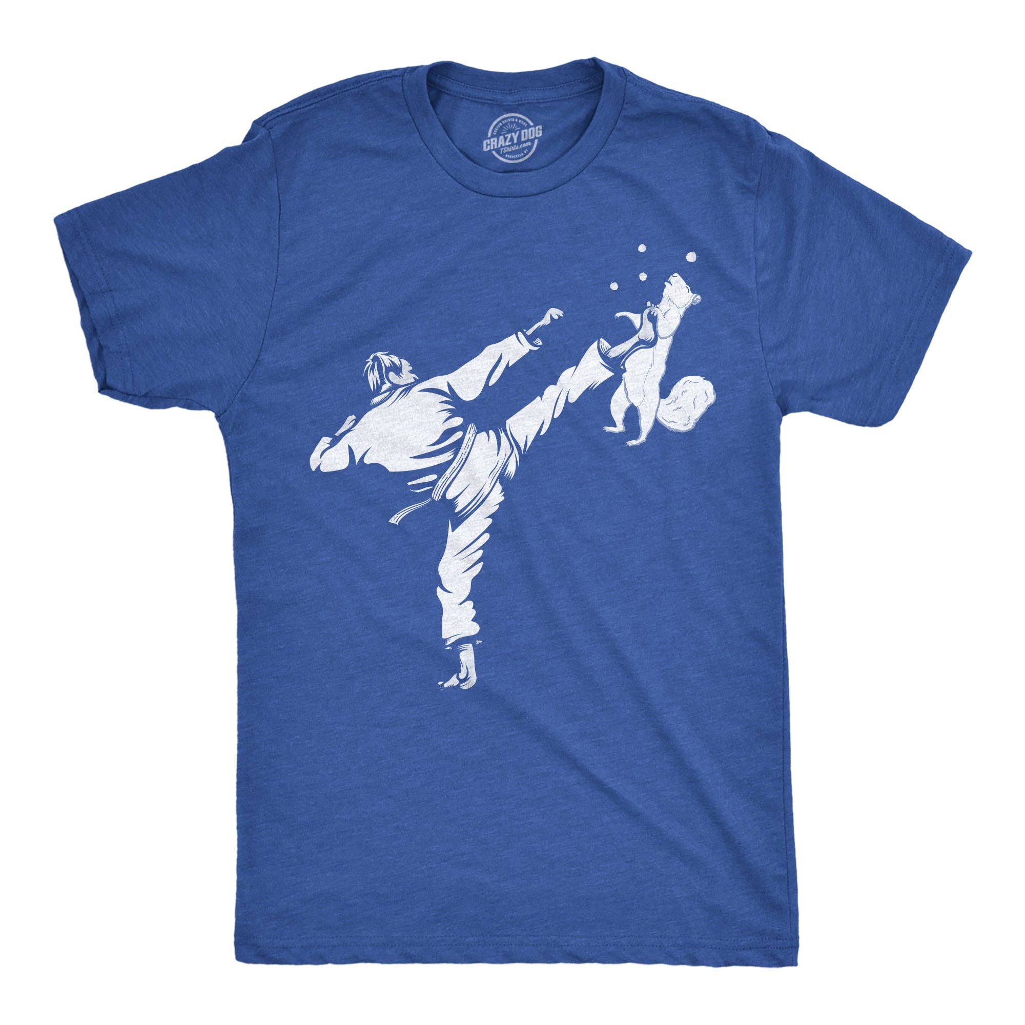 Karate Kicked Squirrel Men's T Shirt