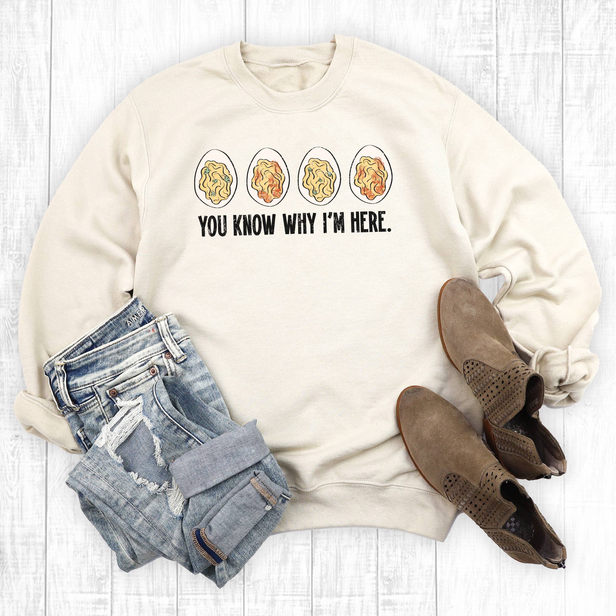 Thanksgiving Deviled Eggs Sweatshirt