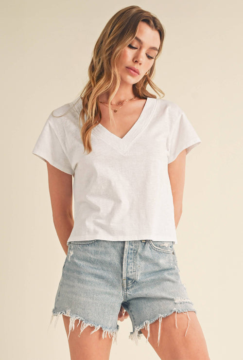 *Small Only* 8281DK Til V-Neck Baby Top 2