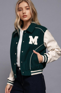 .0912 Collar Piping Varsity Jacket w/ Pockets SI-28770