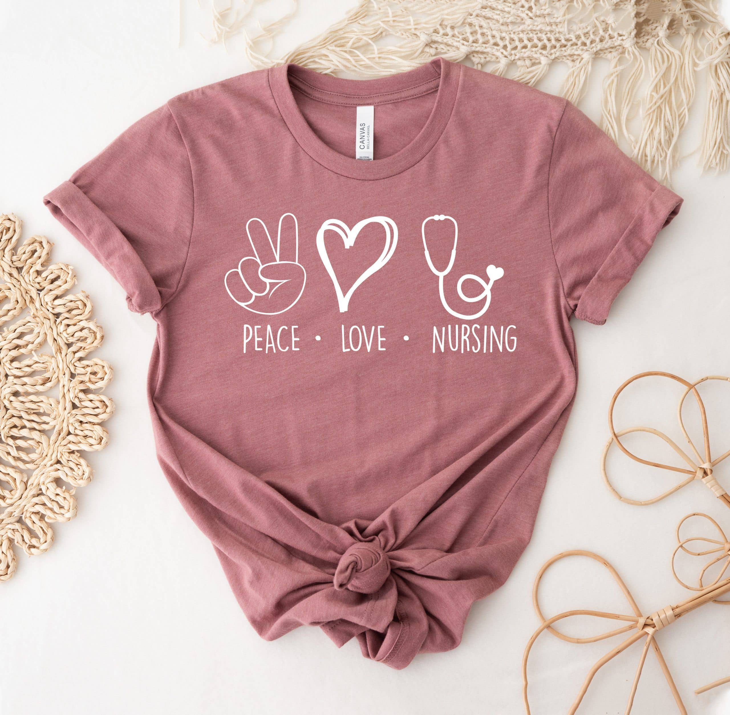Peace Love Nursing T-Shirt
