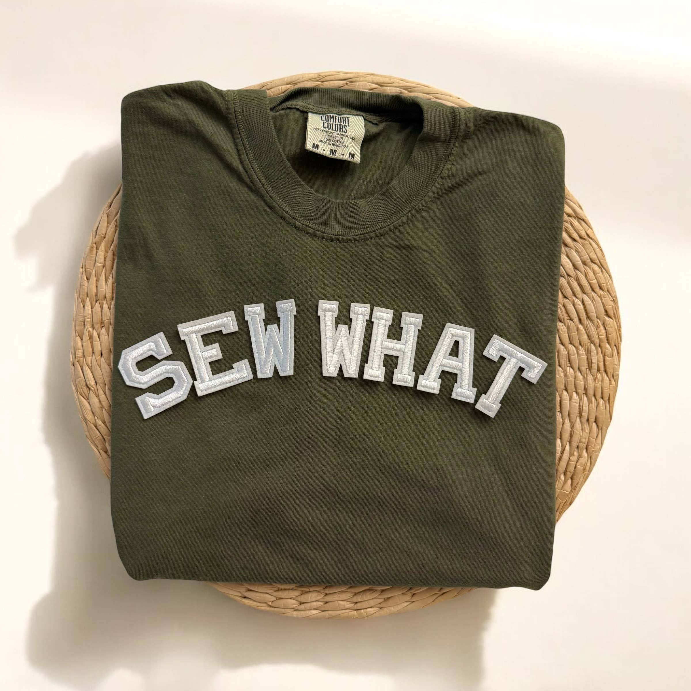 Sew What Comfort Colors Short Sleeve Shirt, Sewing Shirt
