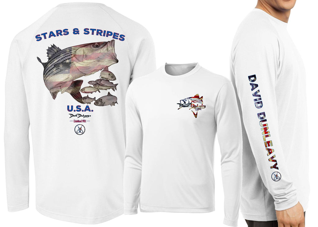 Men’S Performance Stars & Stripes Long Sleeve Unisex