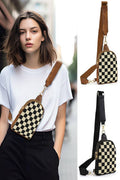 ...1209 Checkered Crossbody Sling Bag SI-28887