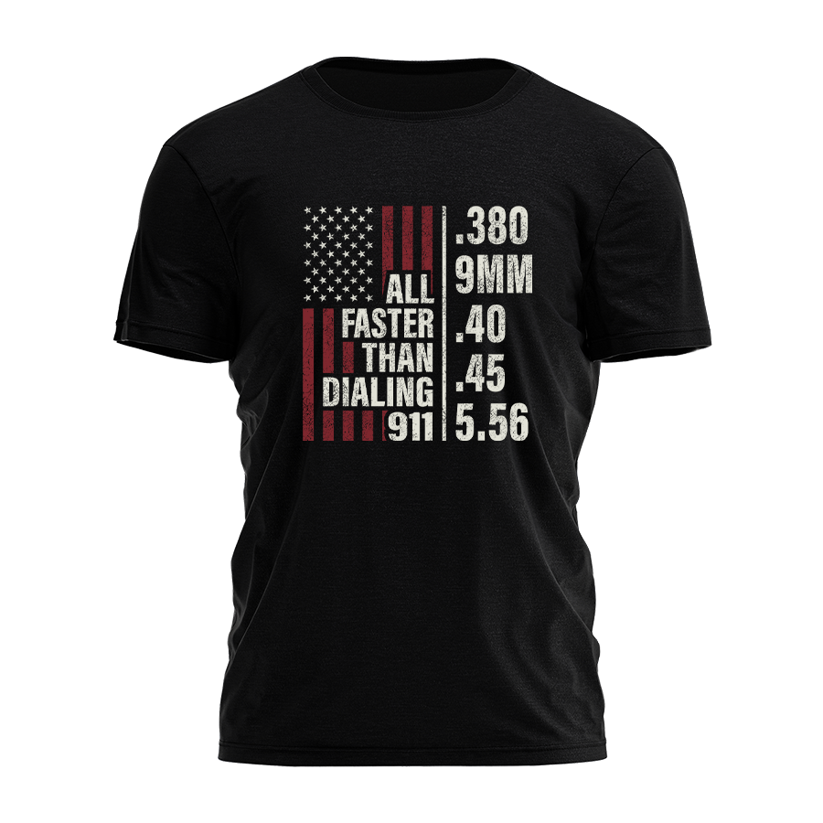 All Faster Than Dialing 911 Tee - 2333 Unisex