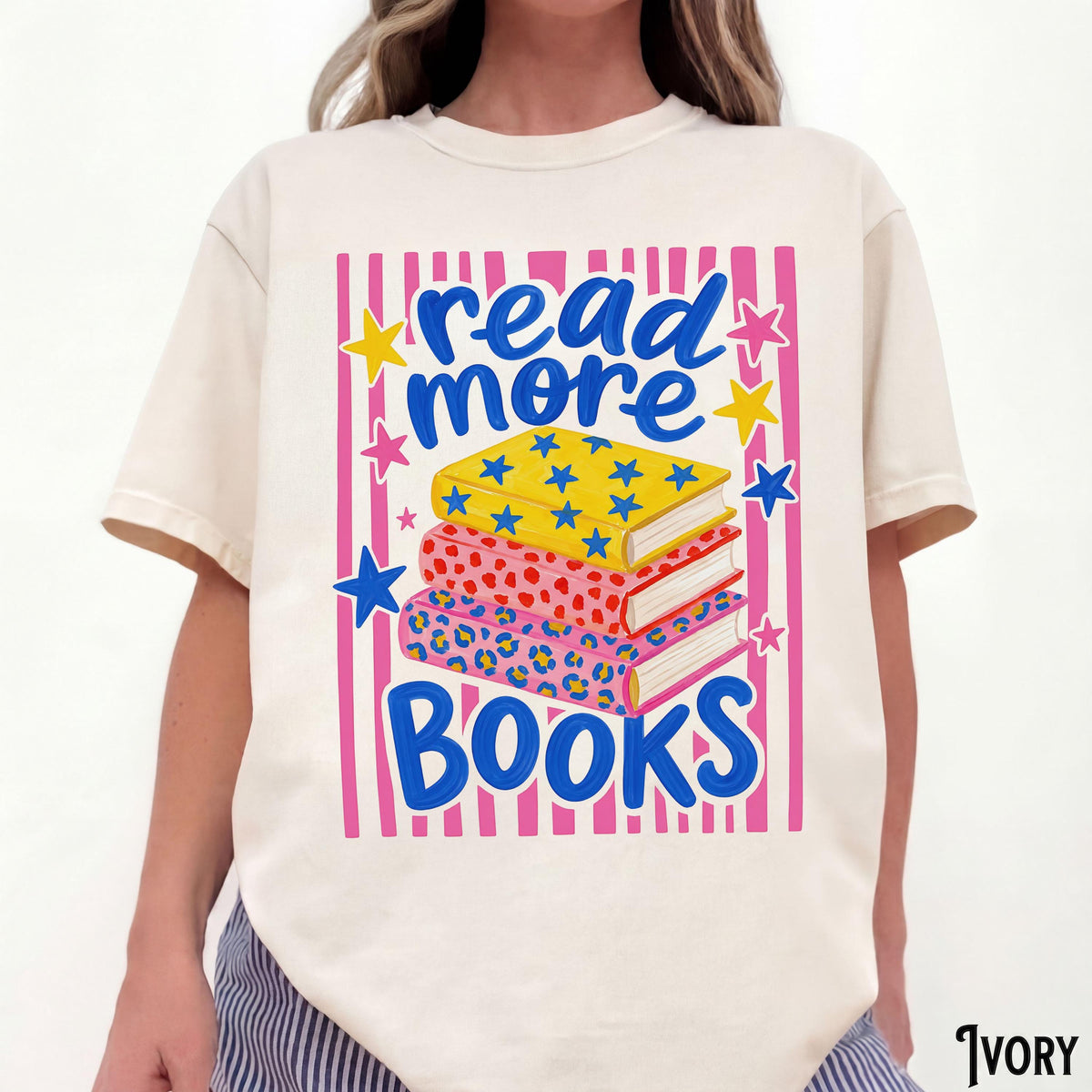 Comfort Colors Bookish Teacher Tee Read More Books Book Lover Reading Literature Language Arts Ela Literacy Librarian