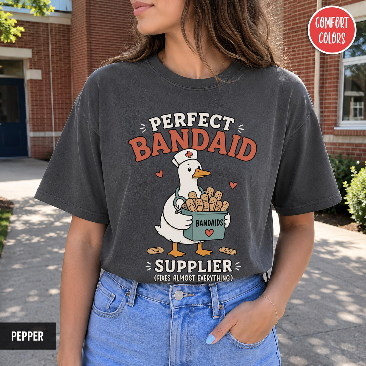 Welcome Back School Nurse Goose Nurse Retro Back School Nurse Nurse Appreciation Tee School Nurse