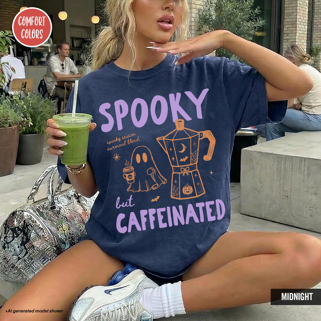 Halloween Coffee Comfort Colors Halloween Summerween Spooky Season Coffee Lover Coffee Halloween