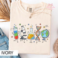 Science Supplies Comfort Colors Science Teacher Stem Biology Chemistry Tee Back School Teacher