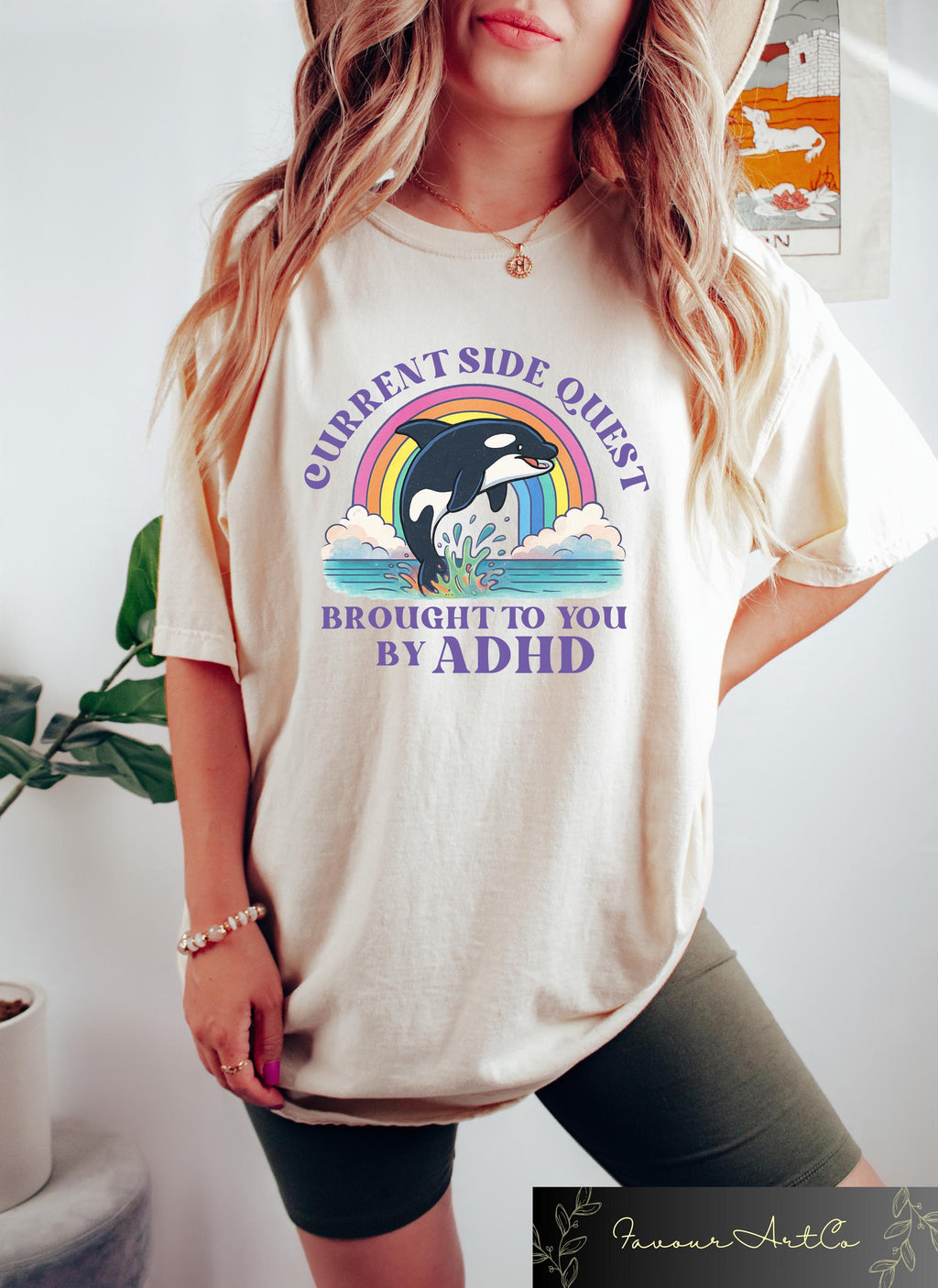 Side Quest Brought Adhd Frog Tee Awareness Adhd Frog Gamer Adhd Mental Health