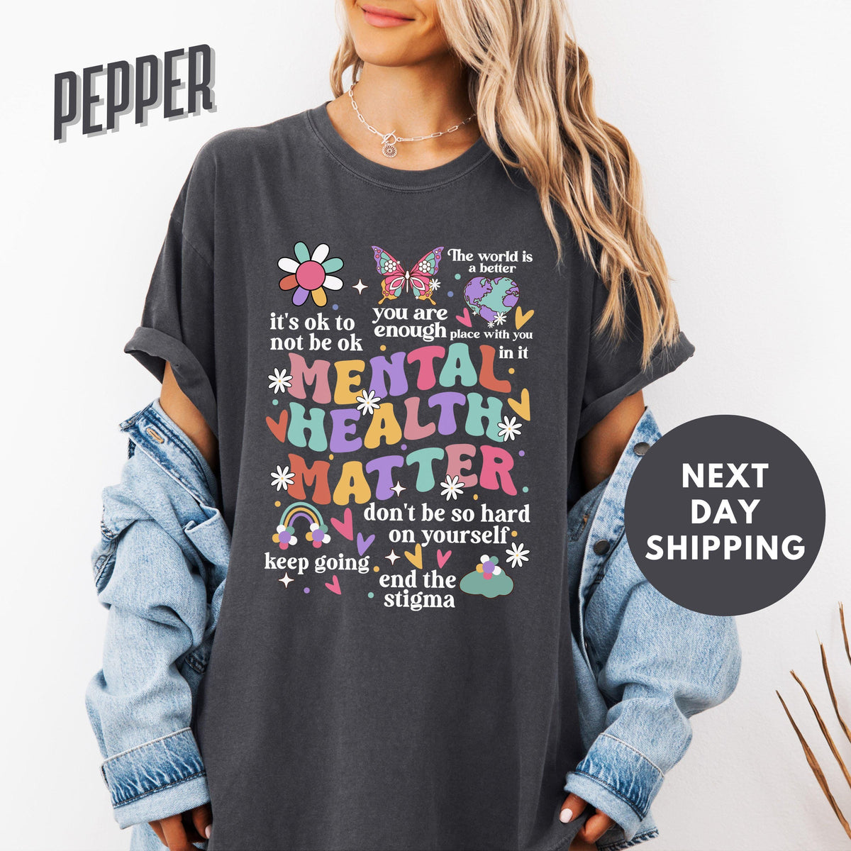 Mental Health Matters Comfort Colors Mental Health Anxiety Recreational Therapy
