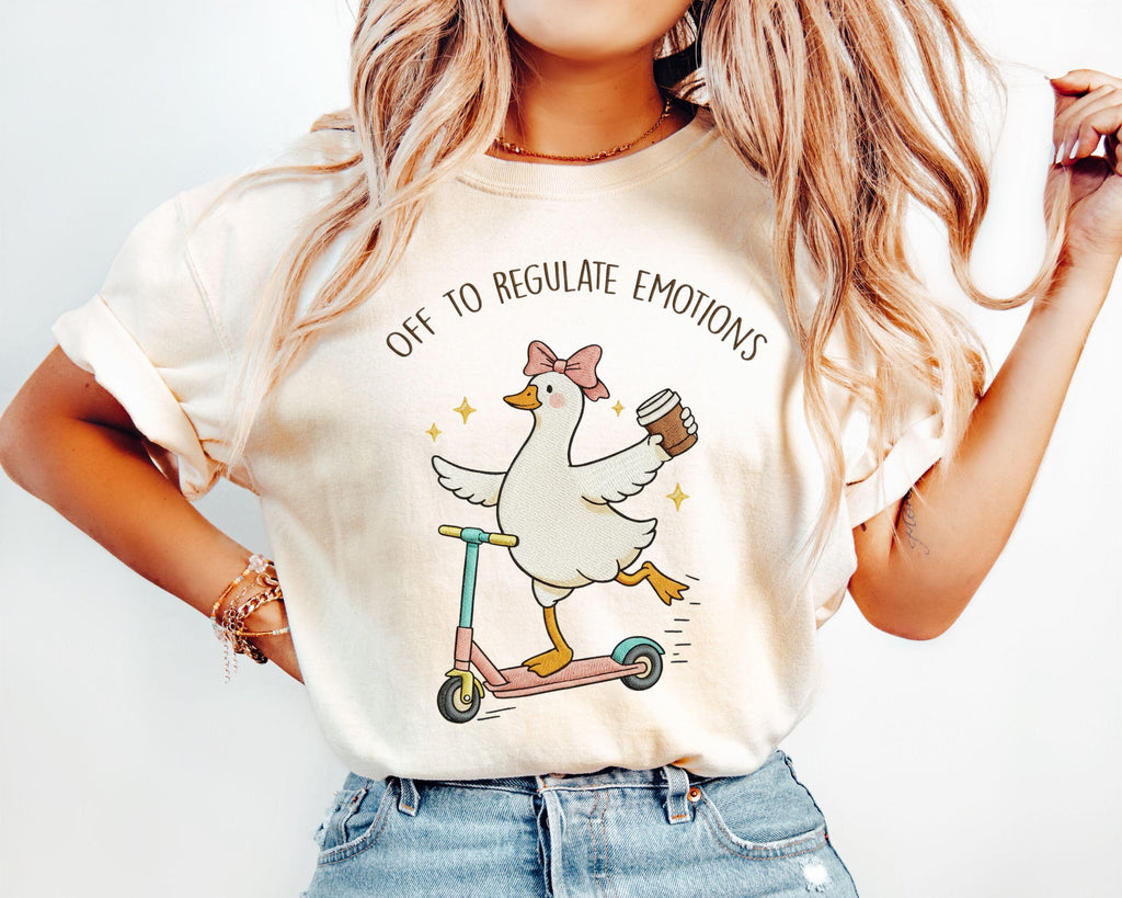 Off Regulate Emotions Silly Goose Mental Health Teacher Therapis Counselor