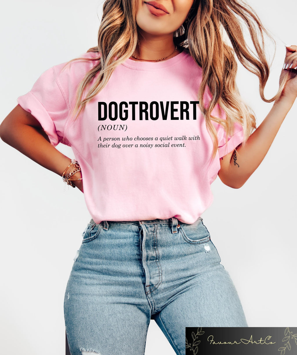 Dogtrovert Dog Person Quite Walk Dog Sweater Dog Meaning Dog Noun Tee Anti Social Dog Moms